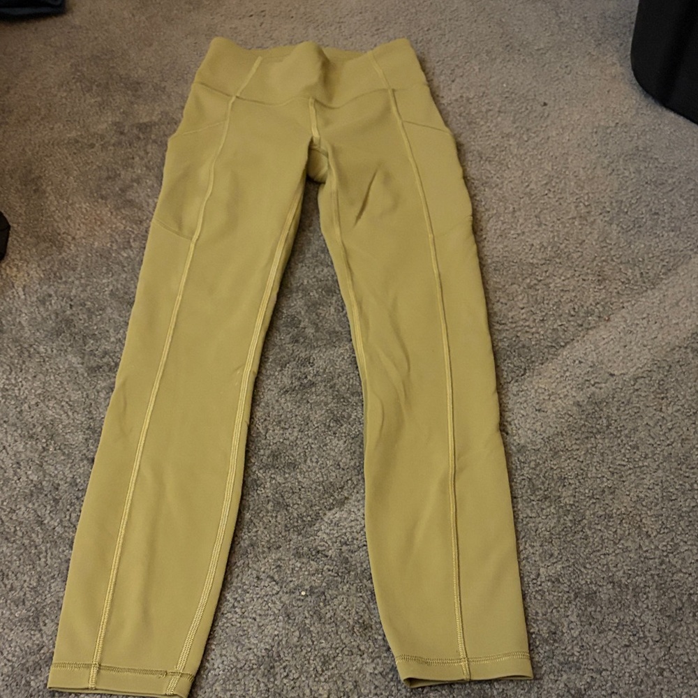 lululemon athletica Yellow Leggings